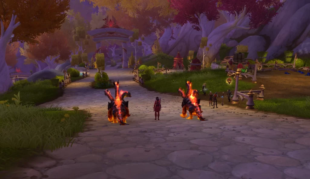 Progressão de World of Warcraft Midnight: Evento de pré-patch e a caçadora explorando a Floresta do Canto Eterno Jogando o WoW Midnight em 01-03